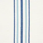 Schumacher 75260 Scarset Stripe Blues fabric swatch