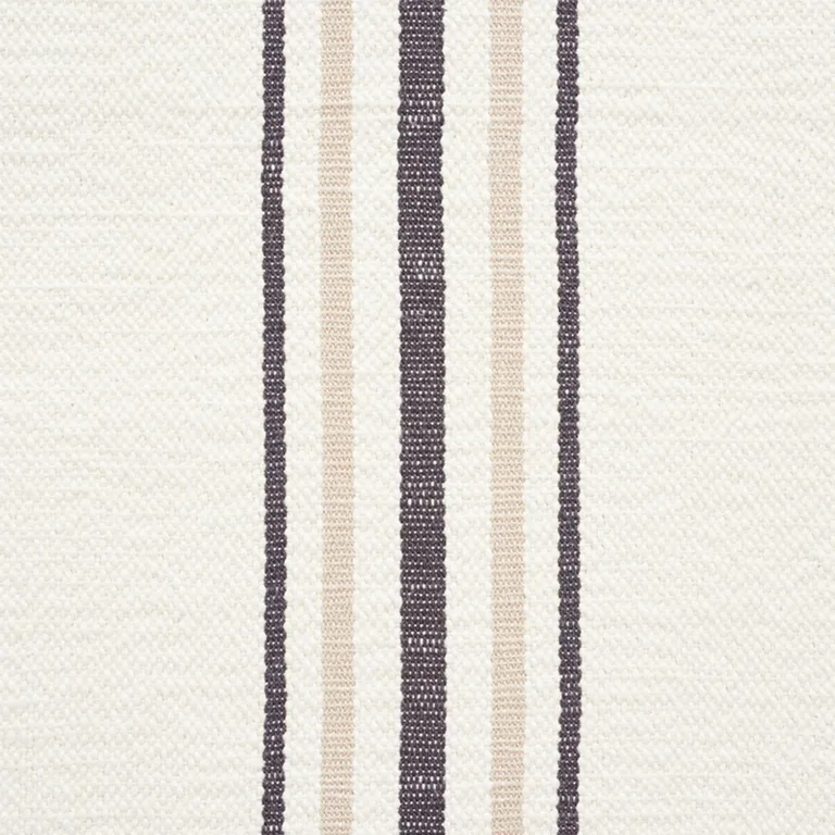Schumacher 75263 Scarset Stripe Neutral fabric swatch