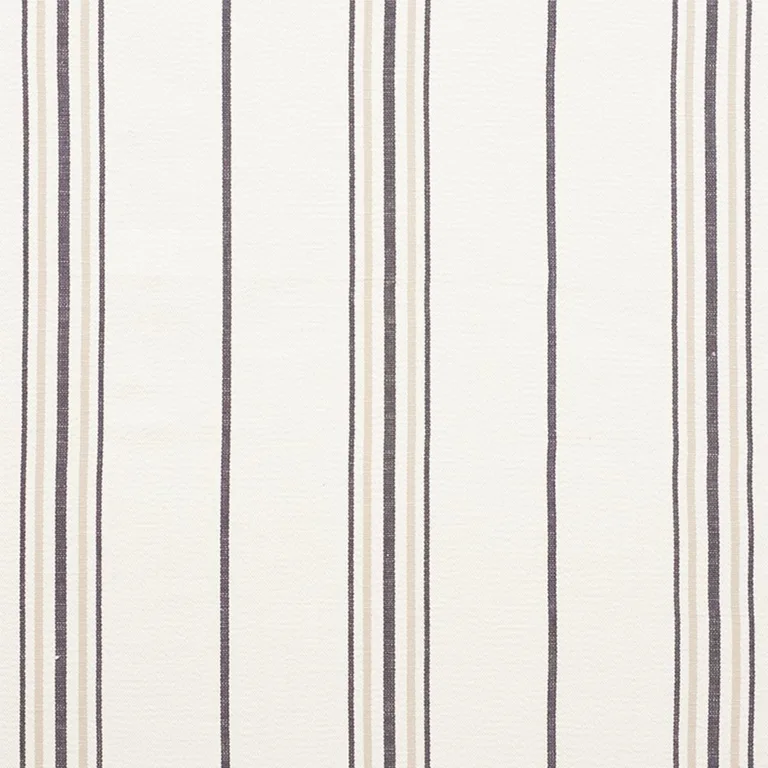 Schumacher 75263 Scarset Stripe Neutral fabric swatch