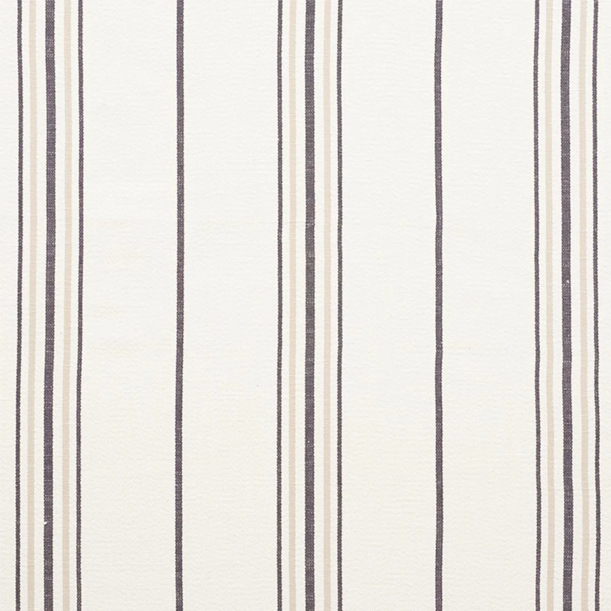 Schumacher 75263 Scarset Stripe Neutral fabric swatch