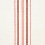 Schumacher 75262 Scarset Stripe Rosewood fabric swatch