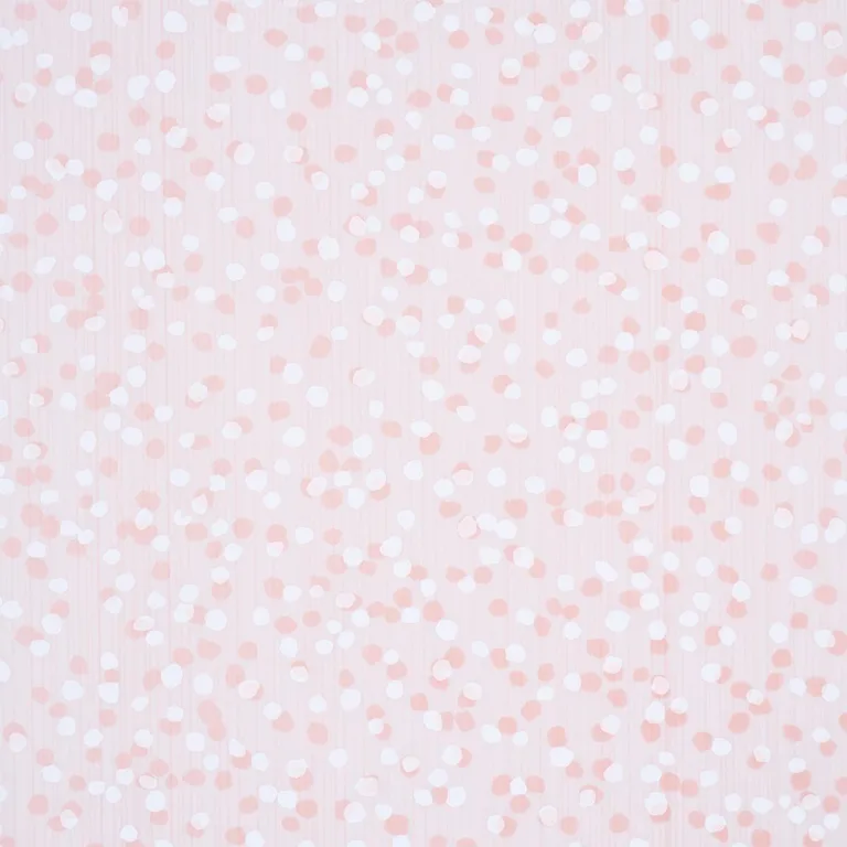 Schumacher 183780 Scattered Dot Blush fabric swatch