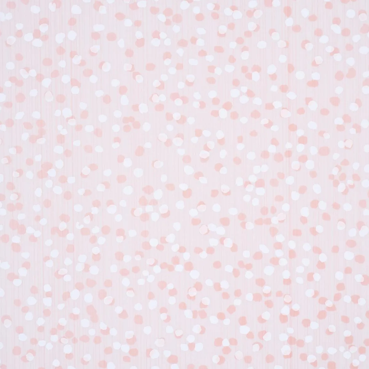 Schumacher 183780 Scattered Dot Blush fabric swatch