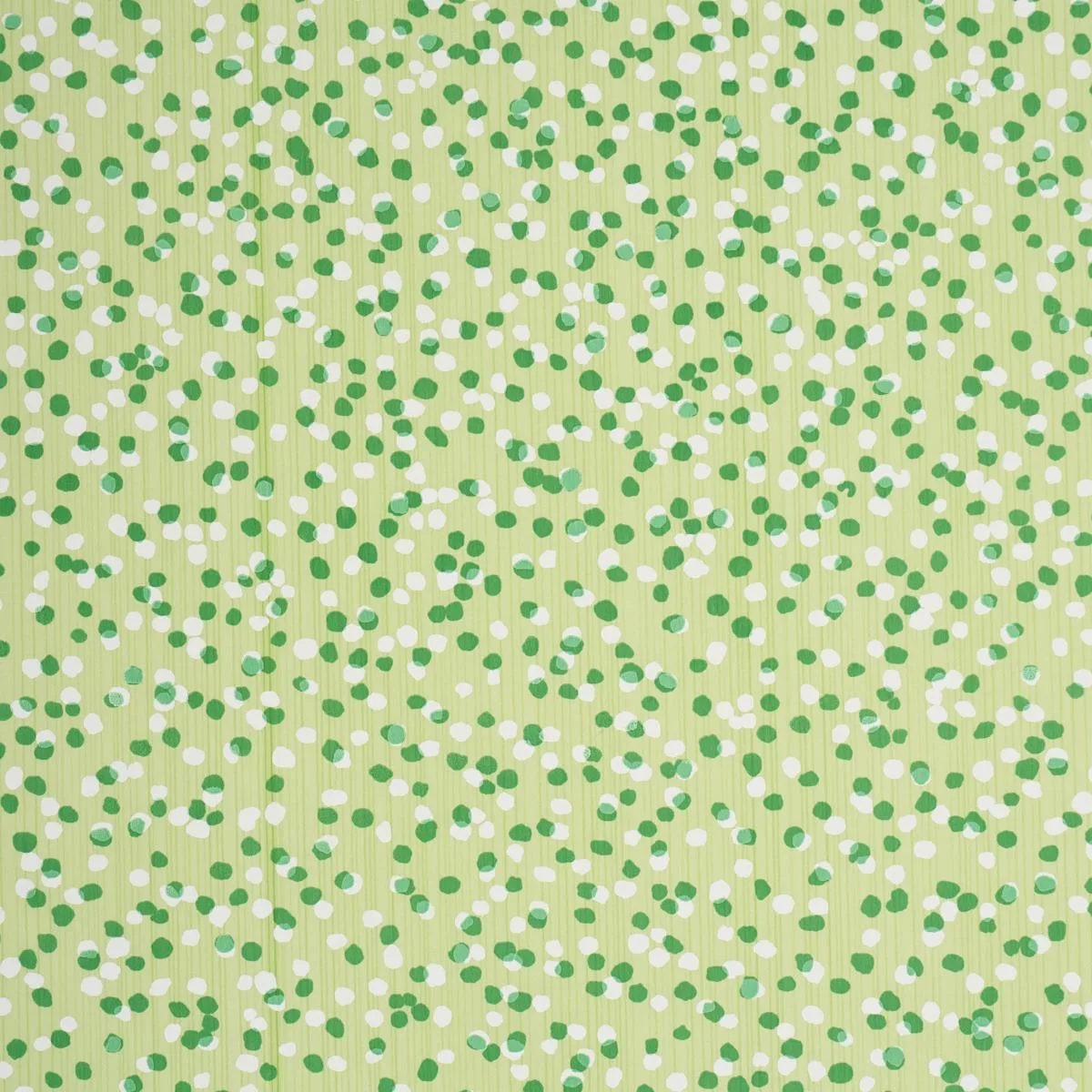 Schumacher 183782 Scattered Dot Lime fabric swatch