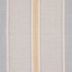 Schumacher 80811 Scoop Hand Woven Stripe Breeze fabric swatch