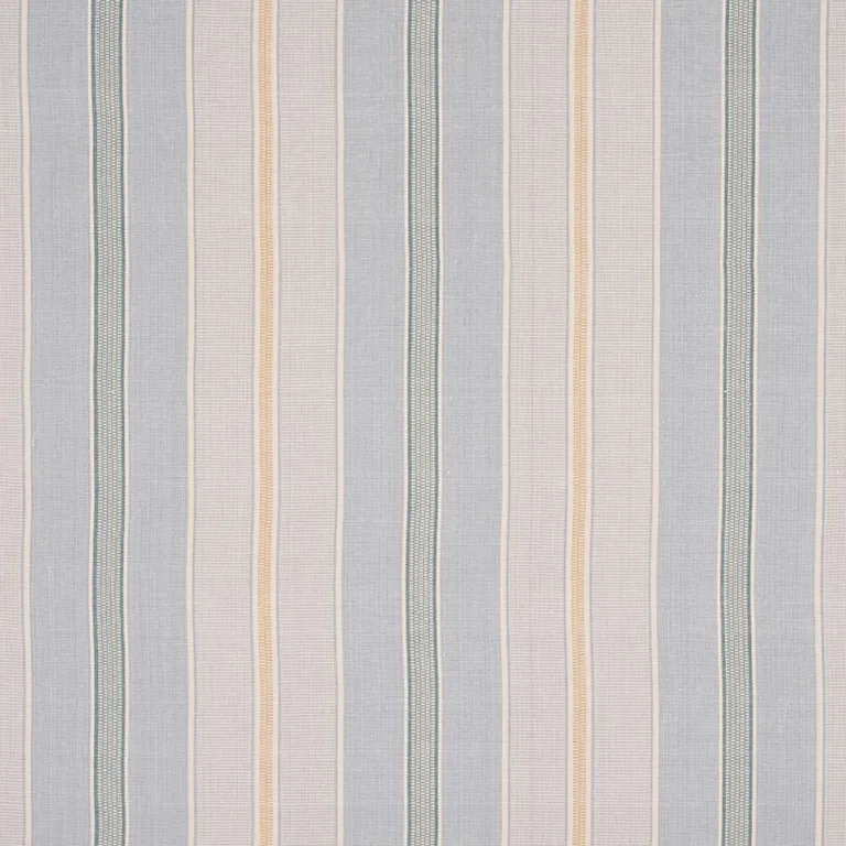 Schumacher 80811 Scoop Hand Woven Stripe Breeze fabric swatch