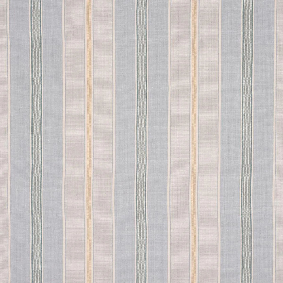 Schumacher 80811 Scoop Hand Woven Stripe Breeze fabric swatch