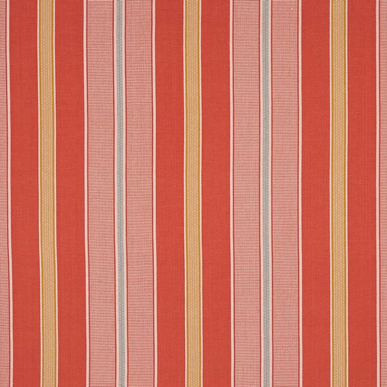 Schumacher 80813 Scoop Hand Woven Stripe Parasol fabric swatch