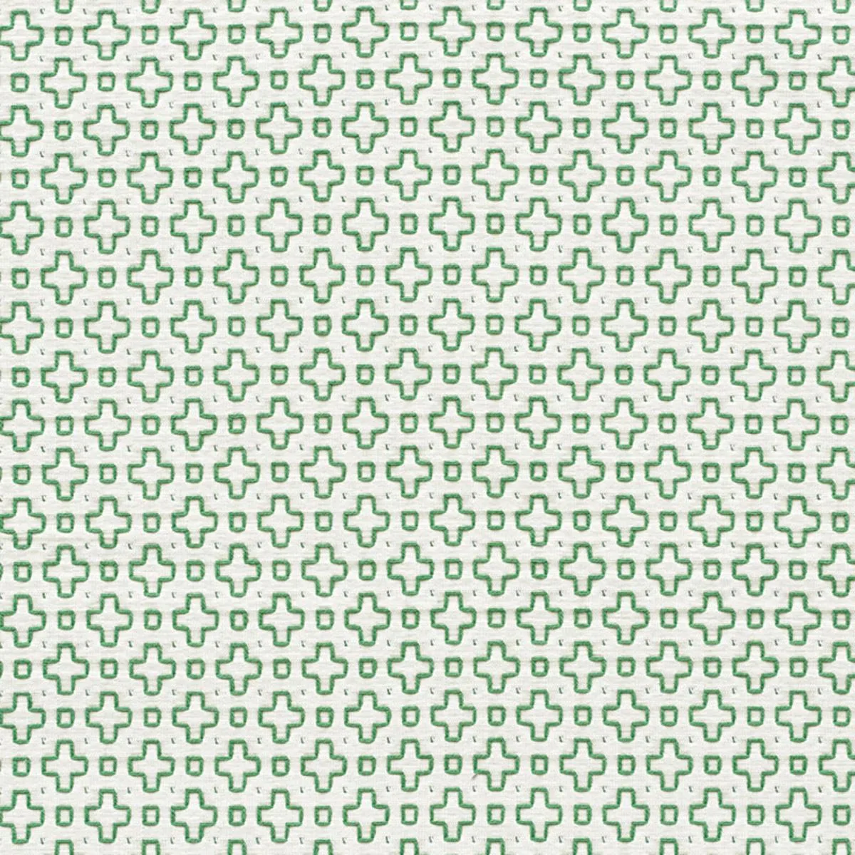 Schumacher 73561 Scout Embroidery Green fabric swatch