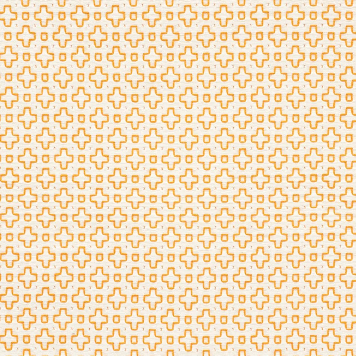 Schumacher 73562 Scout Embroidery Orange fabric swatch