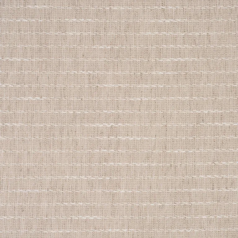 Schumacher 85160 Sea Drift Sheer Ivory & Natural fabric swatch
