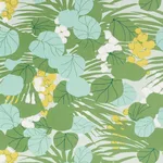 Schumacher 178630 Sea Grapes Palm fabric swatch