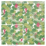 Schumacher 178631 Sea Grapes Tropical fabric swatch