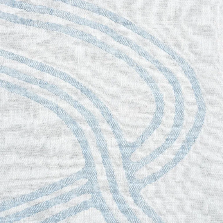 Schumacher 75290 Seabury Casement Light Blue fabric swatch