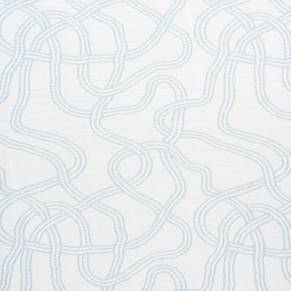 Schumacher 75290 Seabury Casement Light Blue fabric swatch