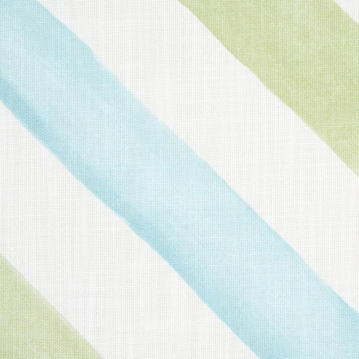 Schumacher 181261 Seaside Stripe Indoor/Outdoor Kiwi fabric swatch