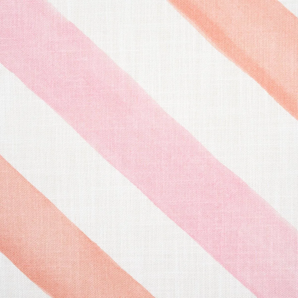 Schumacher 181260 Seaside Stripe Indoor/Outdoor Sorbet fabric swatch