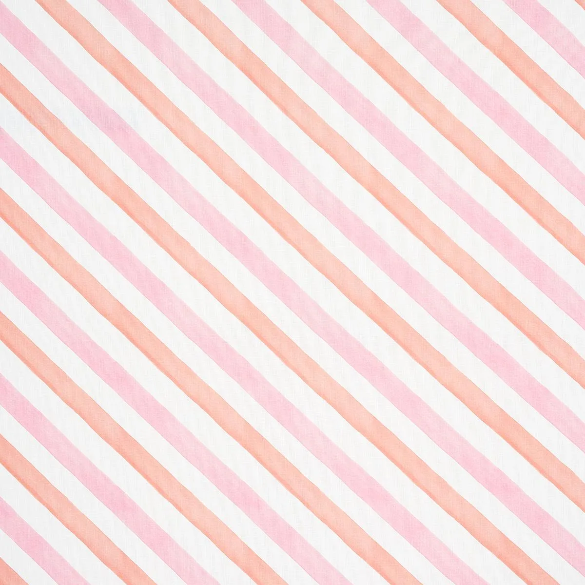 Schumacher 181260 Seaside Stripe Indoor/Outdoor Sorbet fabric swatch