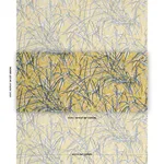 Schumacher 183811 Seaweed Ochre fabric swatch