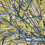 Schumacher 183811 Seaweed Ochre fabric swatch