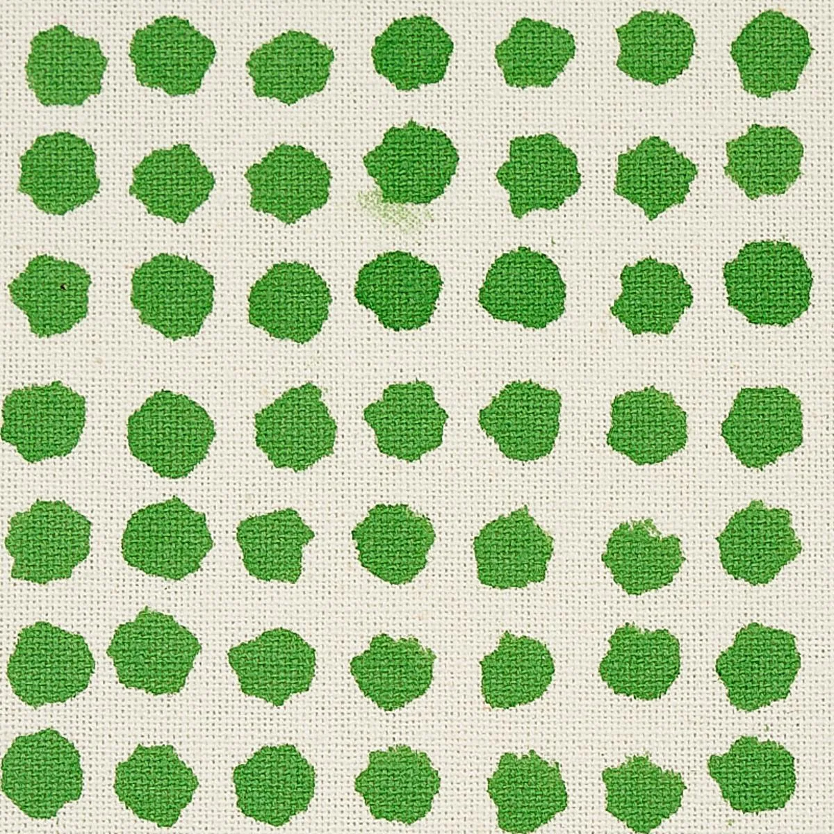 Schumacher 179771 Seed Hand Block Print Grass fabric swatch