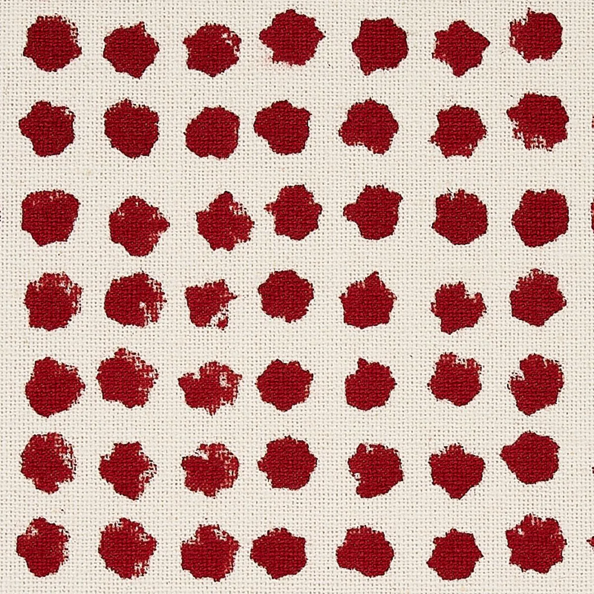 Schumacher 179772 Seed Hand Block Print Iron fabric swatch