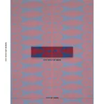 Schumacher 80210 Seema Embroidery Blue & Red fabric swatch