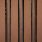 Schumacher 79451 Senza Satin Stripe Brown fabric swatch