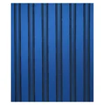 Schumacher 79450 Senza Satin Stripe Cobalt fabric swatch