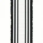Schumacher 79452 Senza Satin Stripe Pearl fabric swatch