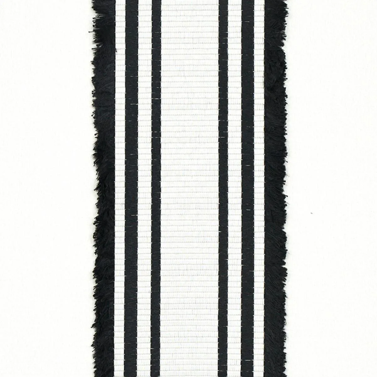 Schumacher 79452 Senza Satin Stripe Pearl fabric swatch