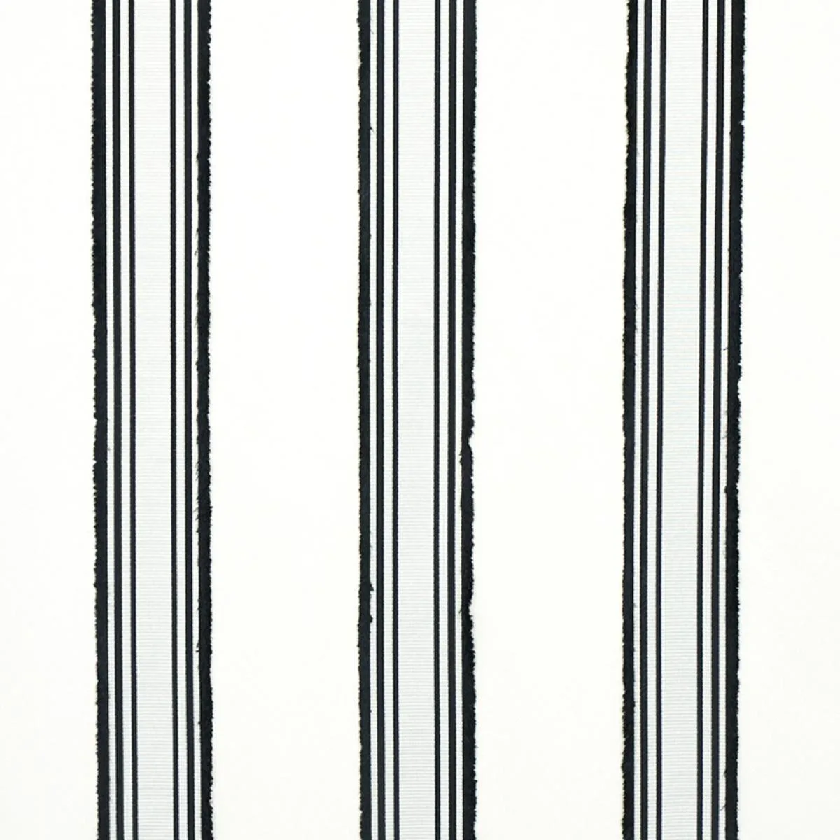 Schumacher 79452 Senza Satin Stripe Pearl fabric swatch