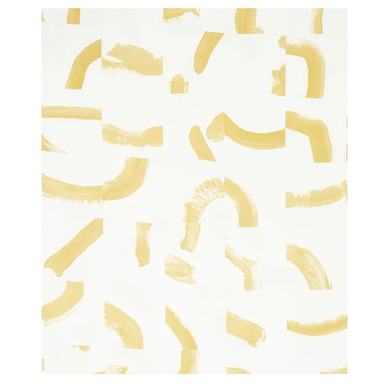 Schumacher 177895 Sepiessa Yellow fabric swatch