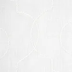 Schumacher 67890 Serafina Sheer Ivory fabric swatch