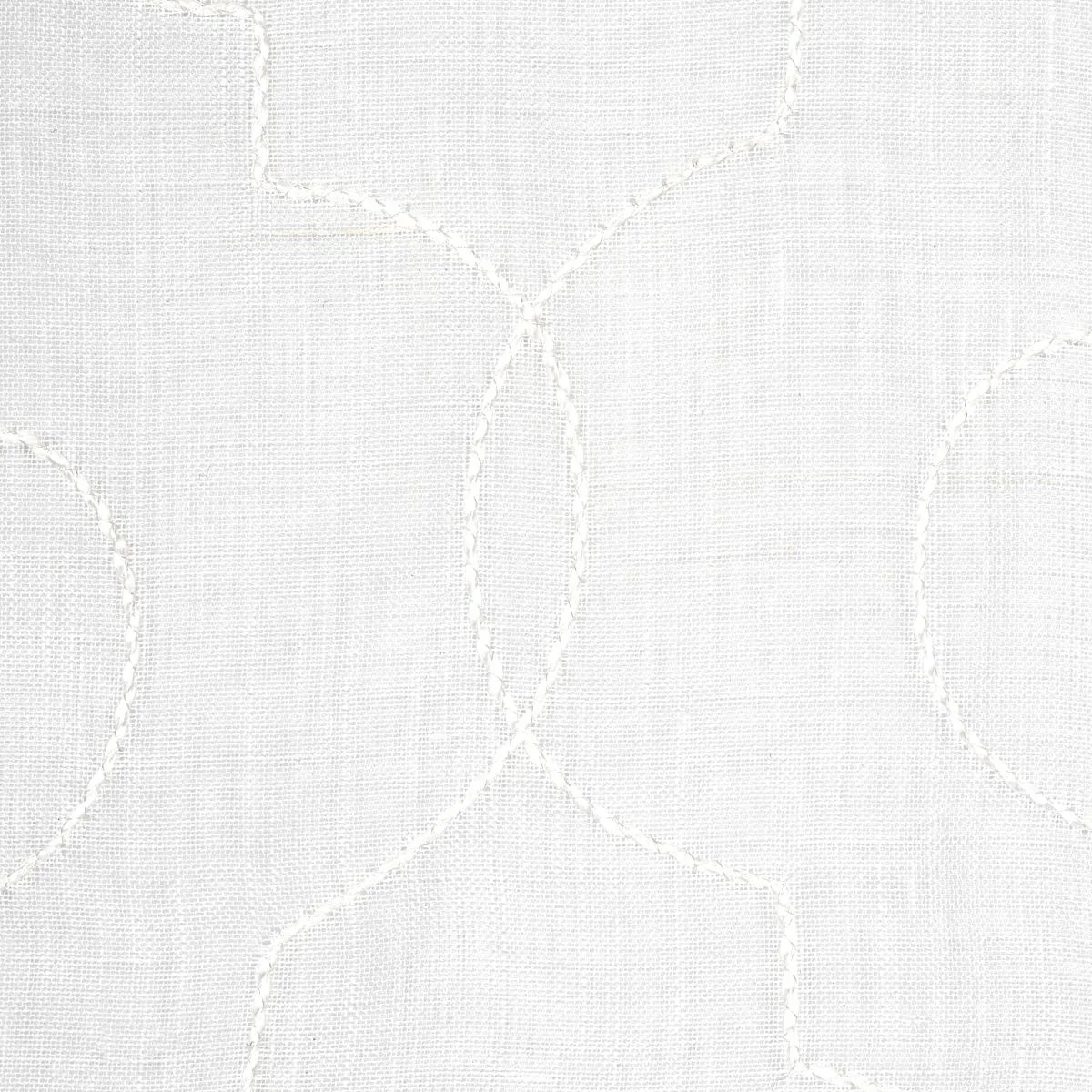 Schumacher 67890 Serafina Sheer Ivory fabric swatch