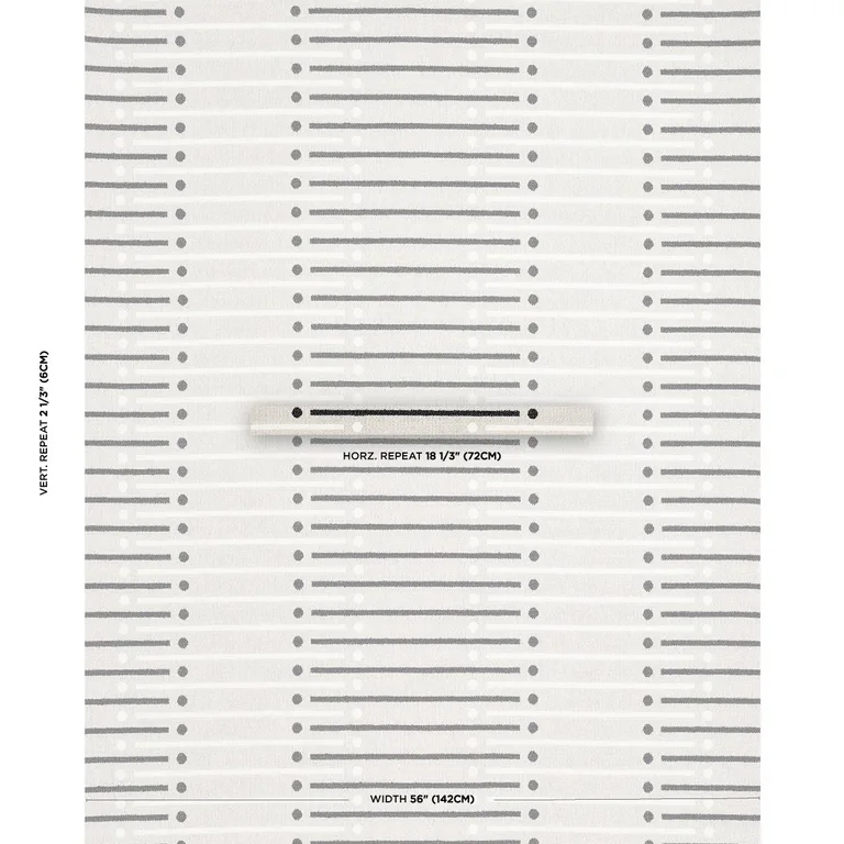 Schumacher 82000 Serapo Rustic Weave Carbon & Ivory fabric swatch