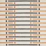 Schumacher 82001 Serapo Rustic Weave Carbon & Ochre fabric swatch