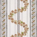 Schumacher 182071 Serena Garland Ochre fabric swatch