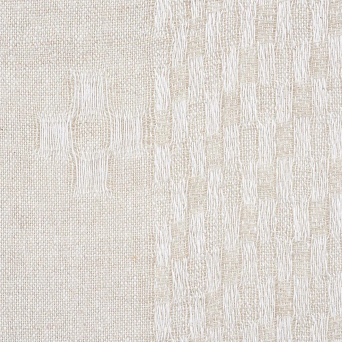 Schumacher 75780 Serena Sheer Natural fabric swatch