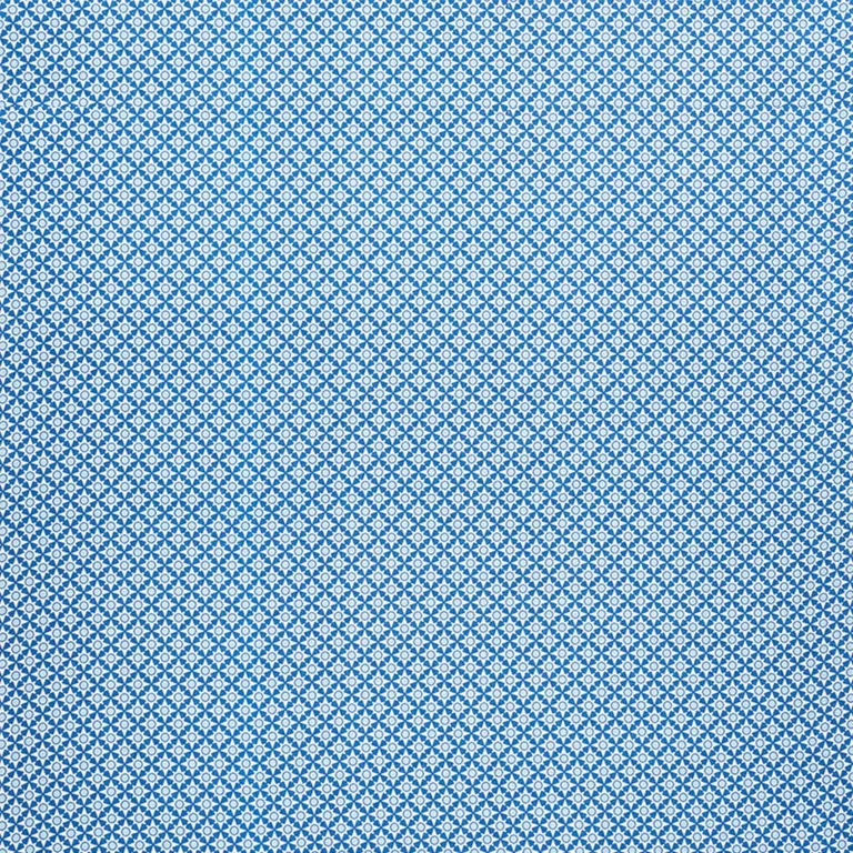 Schumacher 177960 Serendipity Blue fabric swatch