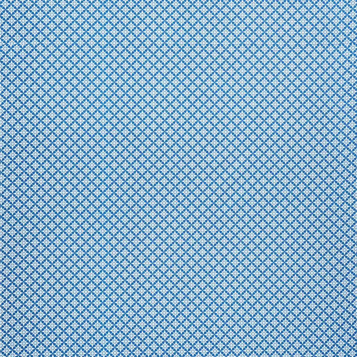 Schumacher 177960 Serendipity Blue fabric swatch