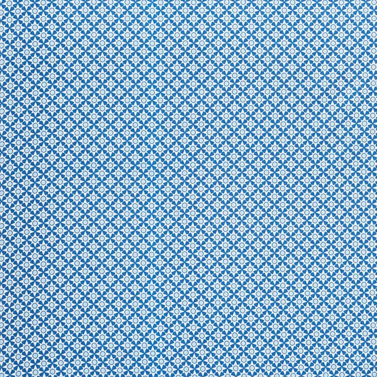 Schumacher 177960 Serendipity Blue fabric swatch