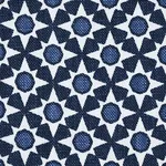 Schumacher 176422 Serendipity Blues fabric swatch