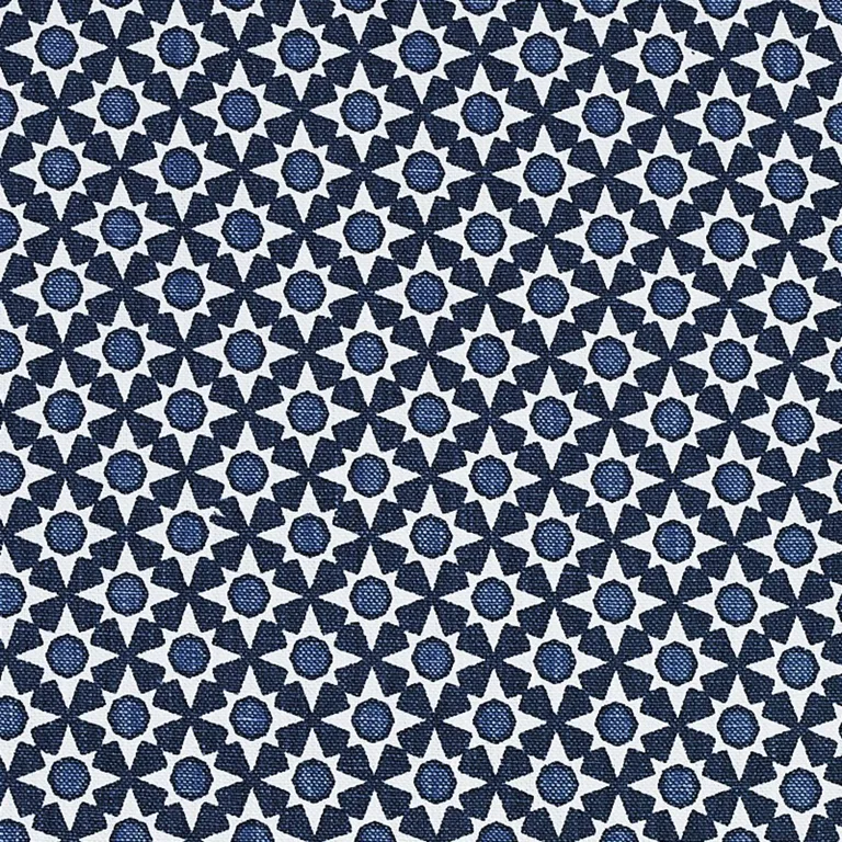 Schumacher 176422 Serendipity Blues fabric swatch