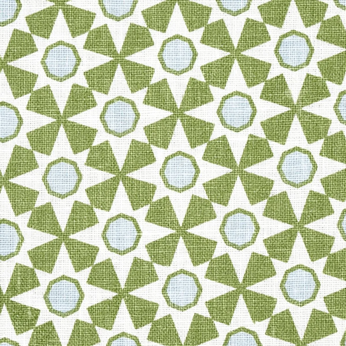 Schumacher 177961 Serendipity Green fabric swatch
