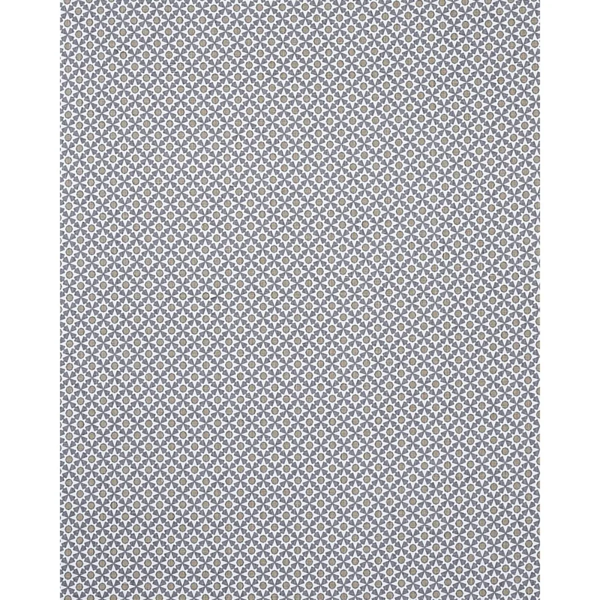 Schumacher 176425 Serendipity Smoke & Taupe fabric swatch