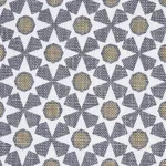 Schumacher 176425 Serendipity Smoke & Taupe fabric swatch