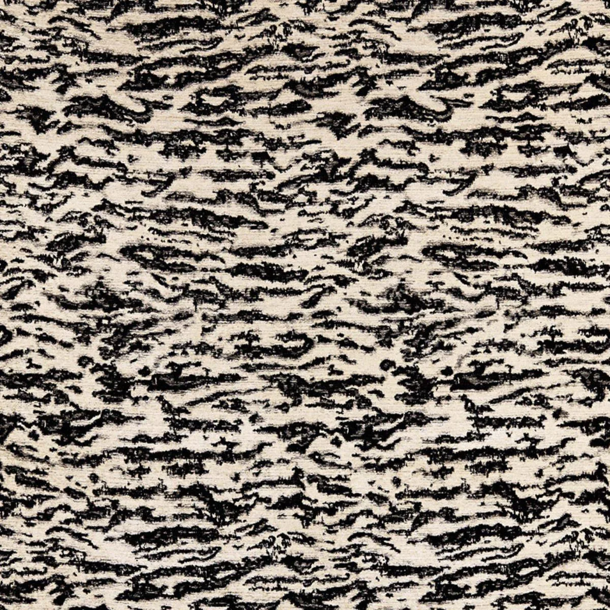 Schumacher 68901 Serengeti Tigre Blanc fabric swatch