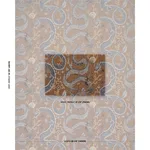 Schumacher 85091 Serpentine Dragon Brown & Blue fabric swatch