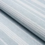 Schumacher 84271 Serra Mesa Indoor/Outdoor Stripe Chambray fabric swatch